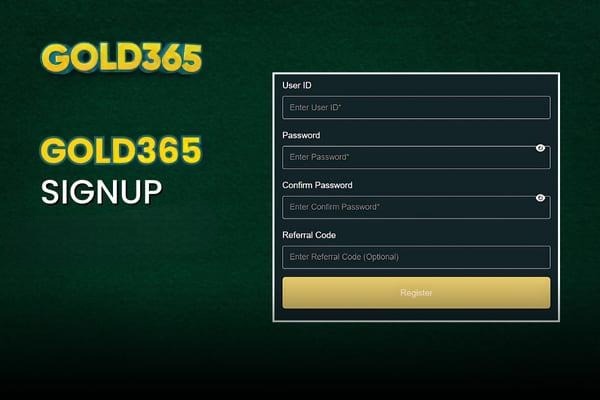 Gold365 Signup